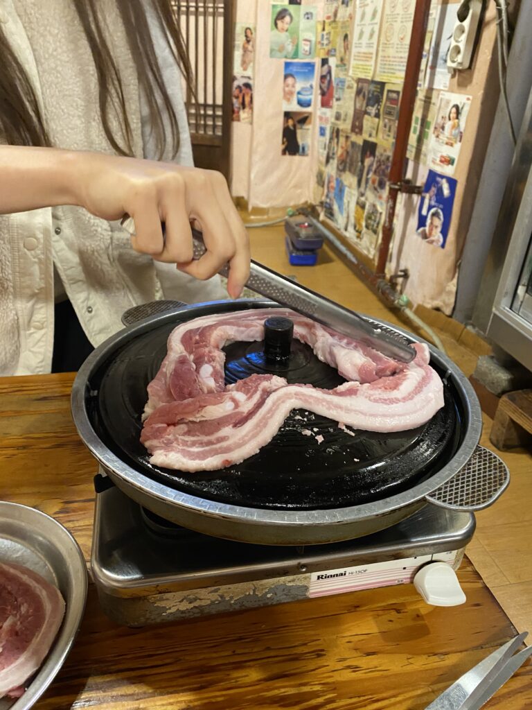 Korean bbq restaurant in Seoul